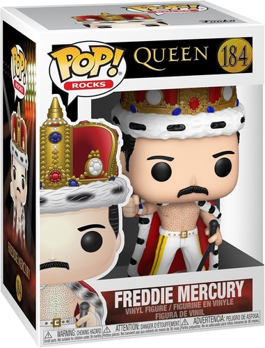 Funko Pop Rocks Queen Freddie Mercury #184 in Protector - 第 1/3 張圖片