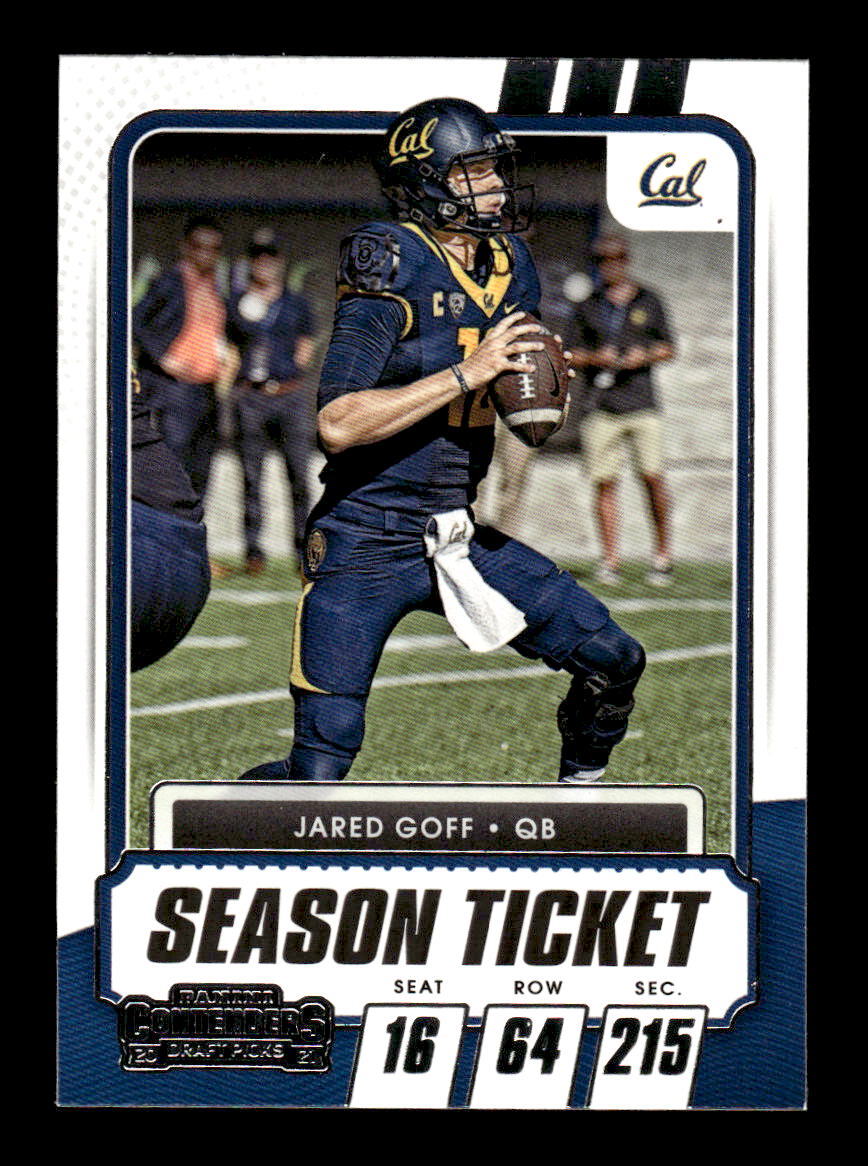 2021 Panini Contenders Draft Picks Purple #7 Jared Goff