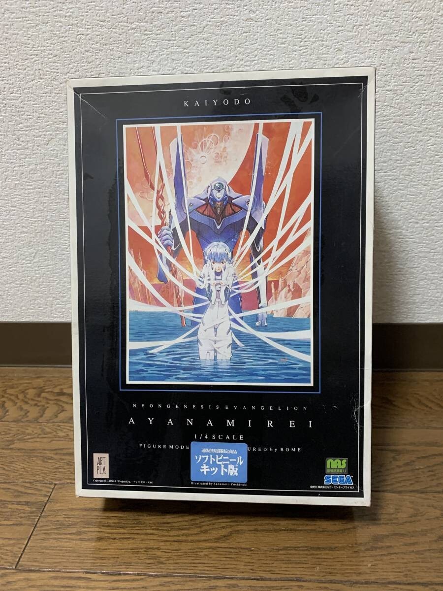 Kaiyodo Neon Genesis Evangelion Rei Ayanami 1/4 Soft Vinyl Kit