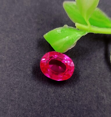 Discounted Offer 6.30 Carat Red Ruby Oval Shape EGL Certified Burma Gemstone OMF