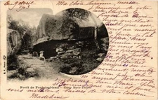 Old postcard Foret de FONTAINEBLEAU - Grotte Marie-Therese (166775)