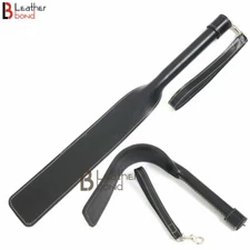 Real Cowhide Belting Leather Paddle Slapper Thick, Weighty & Sturdy Hand Made 