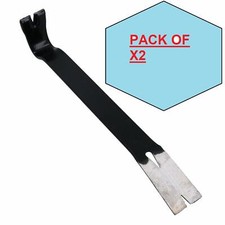 X2 15" Flat Nail Pry Bar Crowbar Floorboard Utility Remover Level Prise Bar Tool