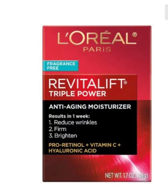L'Oreal RevitaLift Triple Power Anti-Aging Moisturizer 1.7 oz.