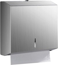 Paper Towel Dispenser Wall Mount - Multifold Trifold Paper Towel Dispensers L...