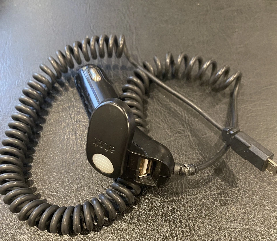 OEM Original AT&T Car Charger Micro USB With USB Port - Image 2 of 2