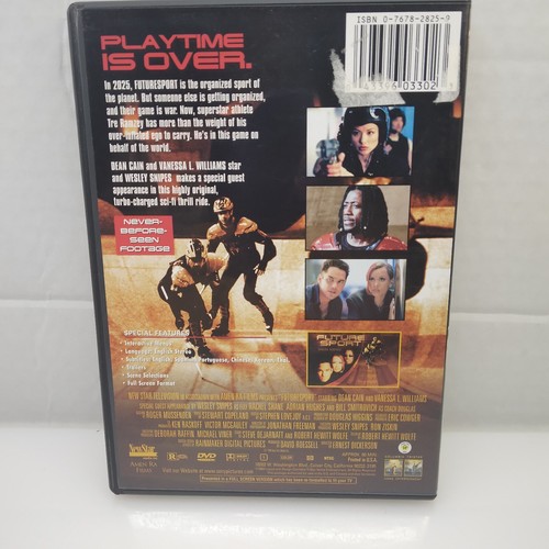 Future Sport DVD 1998 Sci-fi Sport Thriller TV Movie Dean Cain & Vanessa William - Picture 2 of 3