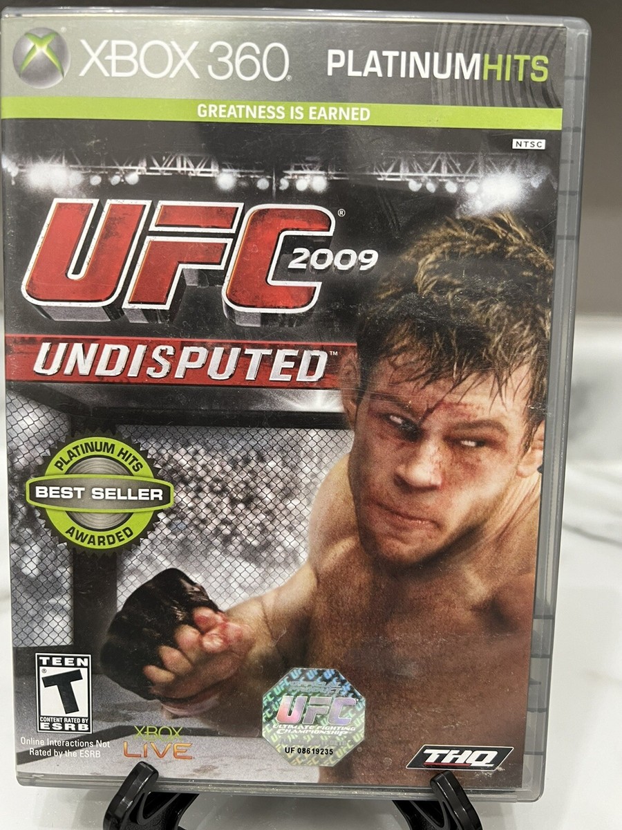UFC Undisputed 2009 for Microsoft XBox 360, Complete In Box