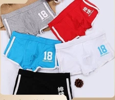 3Pack Trendy Men's Underwear Men's Right-angle Cotton Shorts Men's Comfortable