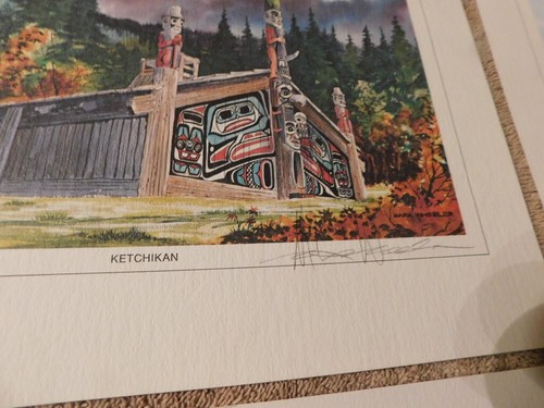 Mark Wheeler Southeast Alaska Print Art Sitka Skagway Ketchikan 3 Print lot # - Picture 6 of 16