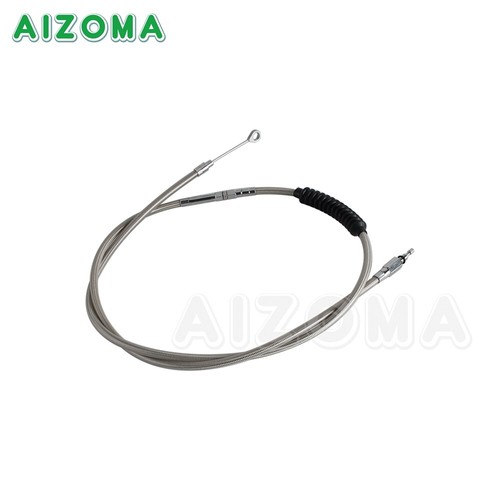 For Harley Sportster XL883 XL1200 Stainless Steel Clutch Cable Wire 180CM Silver - Picture 7 of 10