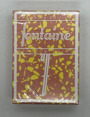 Fontaine Fantasies Terrazzo Edition Playing Cards 1/3500 New Sealed