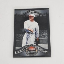 2009 Topps Wal-Mart Legends of the Game Platinum Walter Johnson #LLP-8