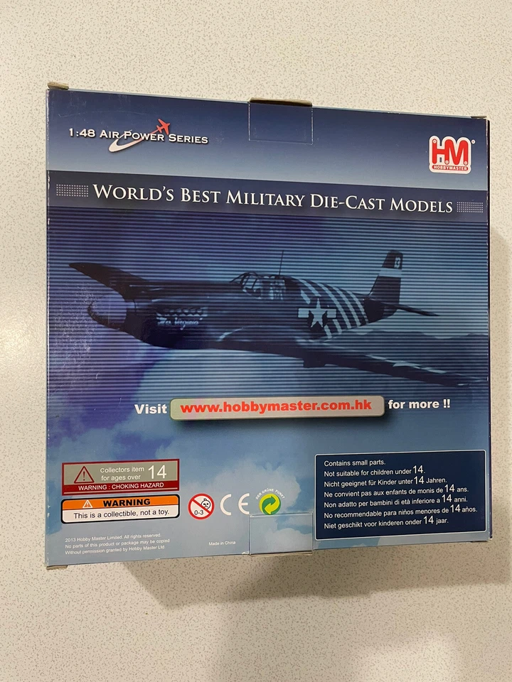 P-51B MUSTANG - 1:48 HOBBYMASTER (cod. HA8506) modellino con scatola - Immagine 4 di 4