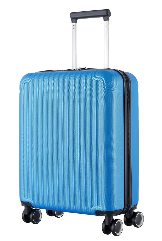 Valigia 55x40x20 o 40x20x25 cm Ryanair Trolley o Beauty Bagaglio a mano ABS 999 - Immagine 2 di 4