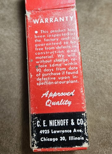 Vintage Niehoff Tools, Ignition Parts, Condenser DR-24, Point Set DR-8 - Picture 4 of 9