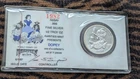 1987 DISNEY Dopey 50th Anniversary 1/2 OZ .999 SILVER Coin DOC Rarities Mint