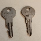 13 VINTAGE YALE STAR MODERN STEELCRAFT CHICAGO LOCK FORT LOCK KEYS USA BRASS — photo 2