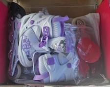 Sulifeel Inline Skates Ultra Wheels Switchers Adjustable Youth Size 1-4 NEW 