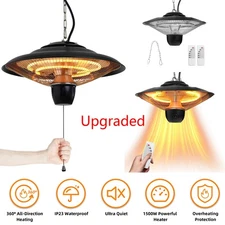 Electric Hanging Patio Heater Ceiling Mounted Fast Heating Space Heater Outdoor