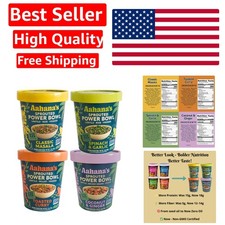 Satisfy Your Cravings with Aahana's Variety Pack Sprouted Power Bowls - 4 Count