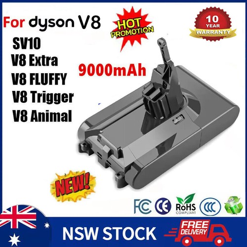 21.6V 9000mAh Sony Cell Battery For Dyson V8 SV10 Absolute Animal Fluffy Origin - Picture 5 of 15