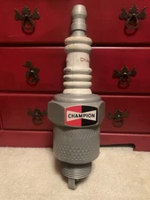 Vintage Champion Large 22" Plastic Antique Advertising Gas Station Spark Plug