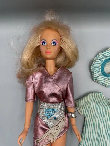 Hasbro Jem and the Holograms Jerrica Doll with Light-Up Earrings, 1985 Vintage