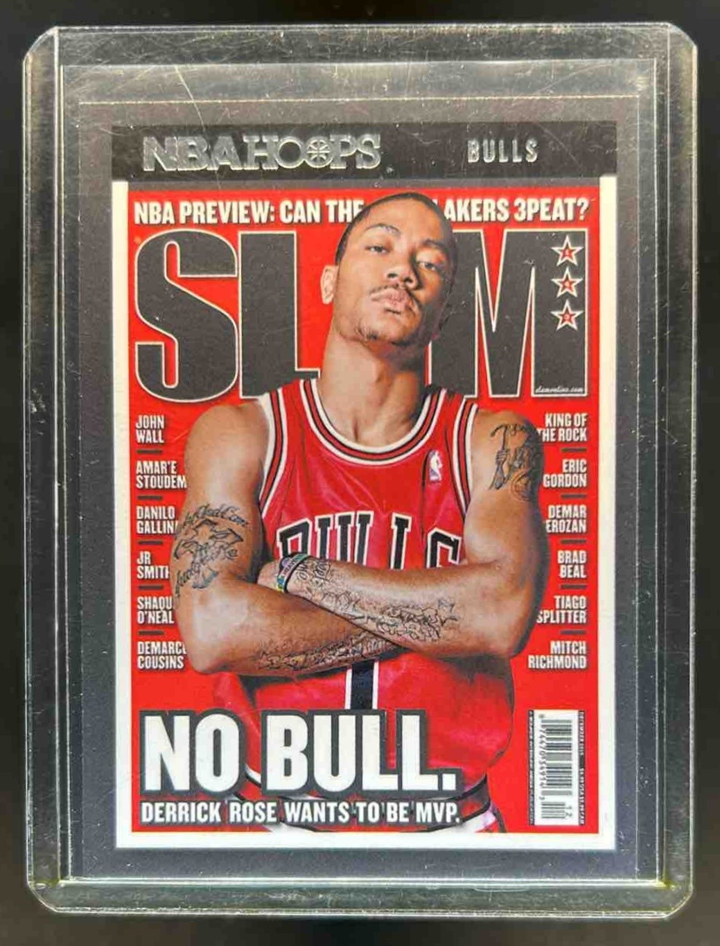 2021-22 Panini Hoops Derrick Rose Slam #SLAM #143 Bulls