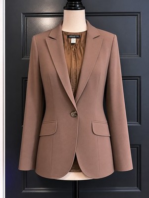 Jones Of New York Chocolate Blazer Size 10