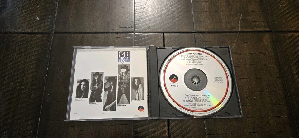 Faster Pussycat Self Titled CD 1987 - Imagem 3 de 4