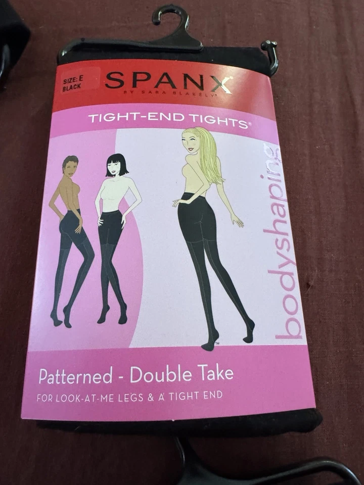 2 New Spanx Tight End Tights Bodying Shaping Black Size E (5'1"-6' 195-265lbs) - Image 2 of 4
