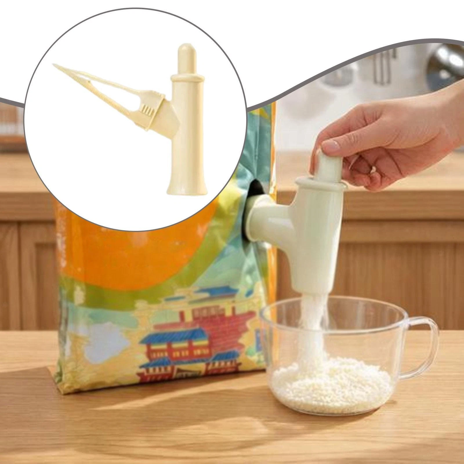 Rice Dispenser High Performance Multifunctional Portable Tool Kitchen