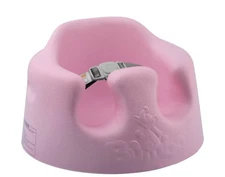 Bumbo Infant Floor Seat Baby Sit Up Chair with Adjustable Harness, Cradle Pink