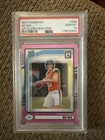 2024 Panini Donruss - Rated Rookie Bo Nix #369 Optic Preview Pink Prizm GEM 10!