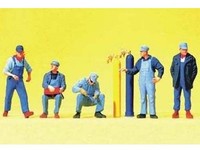 Preiser 79214 - Figuren Bahnpersonal Usa - Spur N - Neu