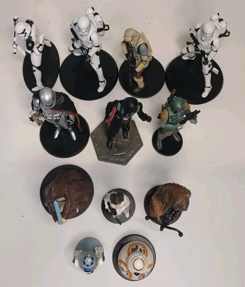 Lote de 12 figuras de Star Wars Capitana Phasma, Flame Troopers, Scariff y más de Disney Foto 3 de 4