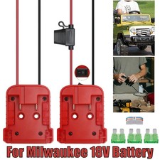 1-2x DIY Power Wheels Adapter Connect Compatible With Milwaukee 18V Battery Dock