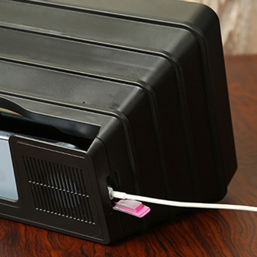 Nostalgic Charm Meets Functionality in a 12 Inch Mobile Device Amplifying Tool