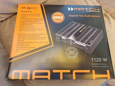 PP86 DSP 64bit Class D High Power Car amp Fischer Audiotec 2 Ohm Endstufe