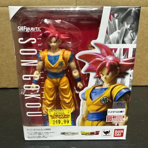 Bandai Nations S.H. Figuarts Super Saiyan God Son Goku Dragon Ball Z Sellado