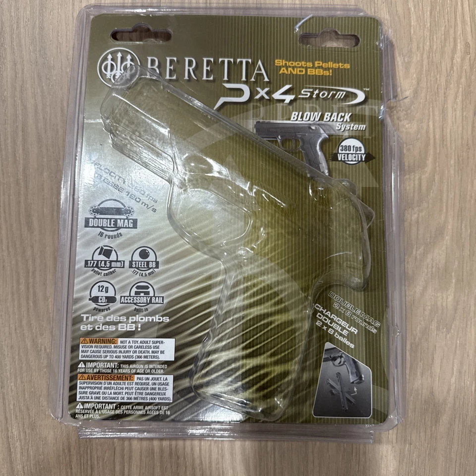 BERETTA Genuine PX4 STORM  CO2 Blowback Air Gun Pellet BB Pistol and Holster  - Image 4 of 4