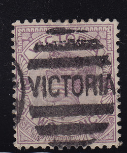 Australia Victoria #148 Two Pence used with fancy cancel
