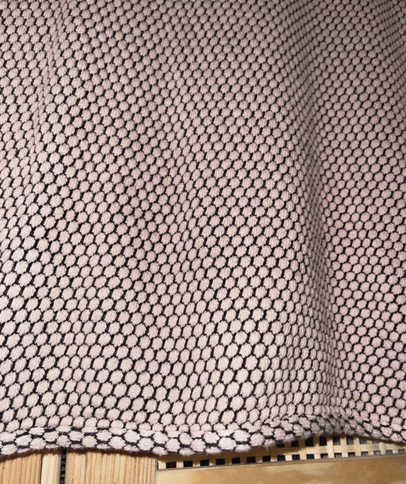 Only Damen Bluse Cardigan Langarm V-Ausschnitt geometrisch beige/schwarz Gr. M - Bild 4 von 4