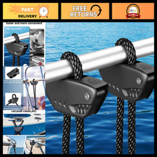 Adjustable Boat Fender Clips - Quick Release Cleats for Bumpers Rail Hanger