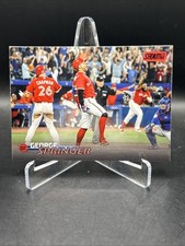 George Springer 2023 Stadium Club Red Foil #162 Toronto Blue Jays
