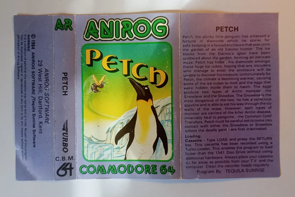 PETCH - RARE Anirog original - Commodore 64 C64 C128 - TESTED See photos - Image 4 of 4