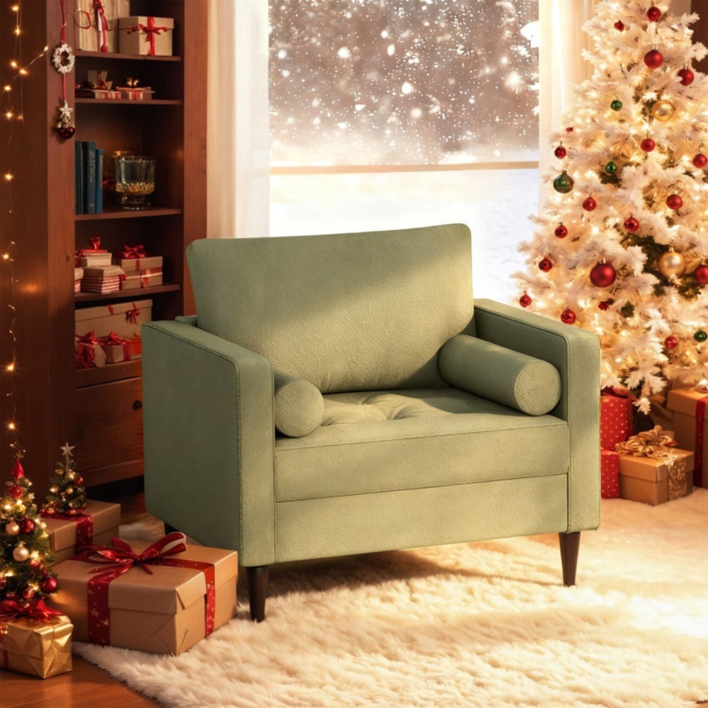 With 2 Bolster Throw Pillows