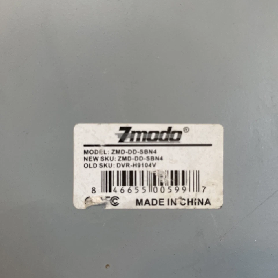 Zmodo Zmd-dd-sbn4 Network Security Video Recorder / Camera System - NO CORD READ - Image 3 of 4