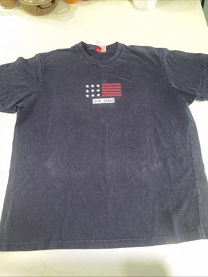 Vintage Target Blue USA - 2002 Flag of America T-Shirt Adult Size 2XL